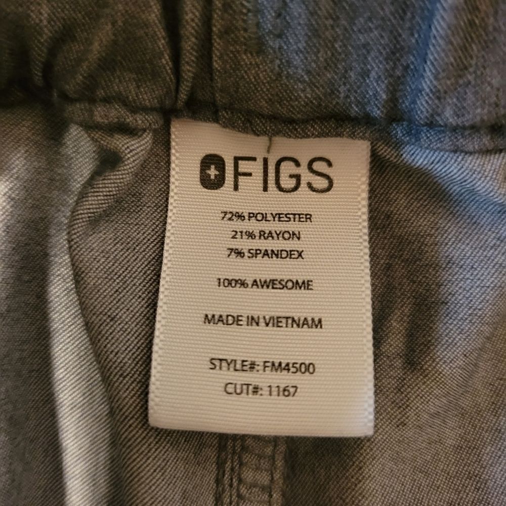 Figs Pisco Basic Scrub Pants Graphite - Picture 9 of 10